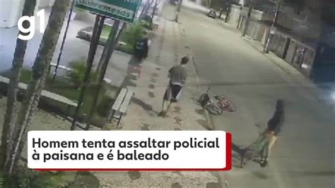 Homem Tenta Assaltar Policial à Paisana E é Baleado Em Matinhos VÍdeo