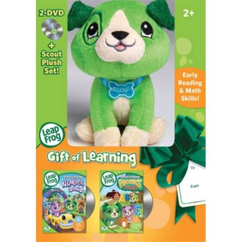 Leapfrog Toys Leapfrog Bundle T Set Scout Plush Pup Pal 2dvds