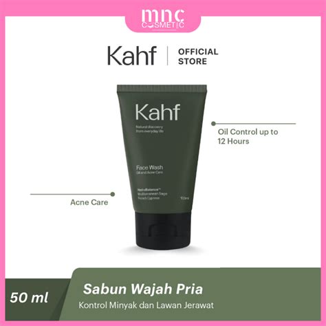 Jual Kahf Oil And Acne Care Face Wash Ml Triple Pack Shopee