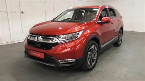 Red Honda Crv Hybrid