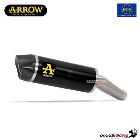 Arrow Exhaust Race Tech Slip On Dark Aluminum Approved For Honda