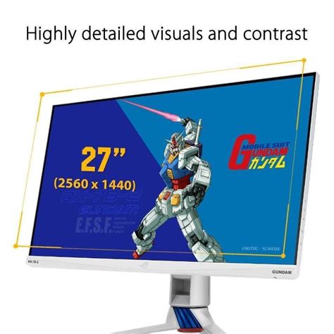 Asus Rog Strix Xg Q G Gundam Edition Inch Monitor Wqhd X