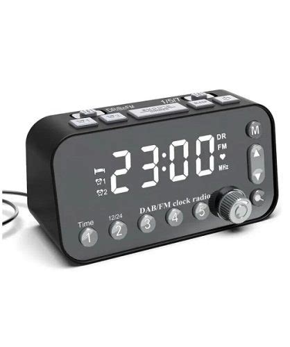 Class Portable Dab Fm Dual Alarm Clock Radio With 2 Usb Port For Charging Dab A1 Class Audio