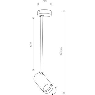 Lampa Sufitowa Regulowana Mono Cm Bia A Nowodvorski