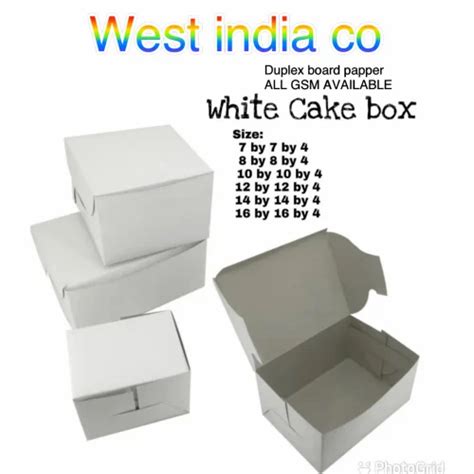 Duplex Paper Cake Box Manufacturer Gram At Best Price In Mumbai