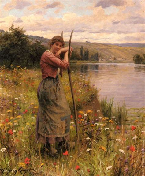 Daniel Ridgway Knight Gallery Peasant Women Paintings American Artist