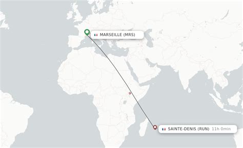 Direct Non Stop Flights From Marseille To Saint Denis De La Reunion