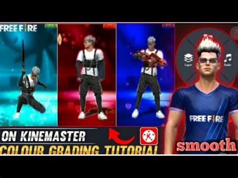 Free Fire Lobby Color Grading In Kinemaster Ff Lobby Editing Tutoril