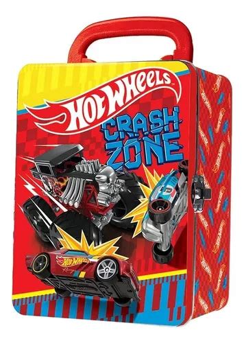 Hot Wheels Car Case Estuche Metalico Para 18 Autos Rojo MercadoLibre