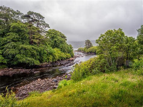 Erriff River Aasleagh Srahatloe County Mayo Ireland Luc V De