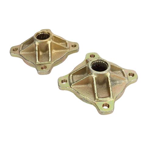 1 Pair 4 Stud 24T Spline Rear Axle Wheel Hubs 25mm For 125cc 150cc