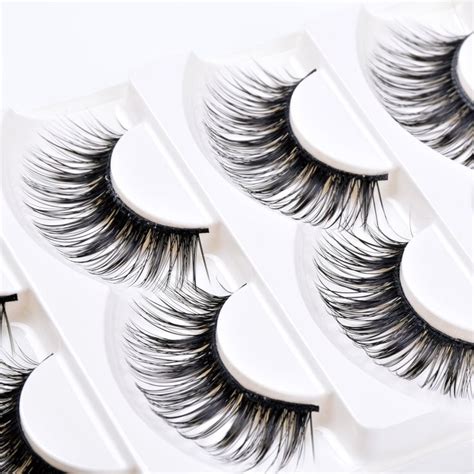 Wleec Beauty Dramatic Eyelashes Set Natural Long Strip Lashes Handmade