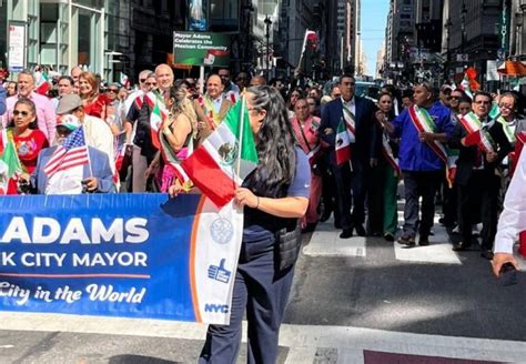 C Spedes Asiste Al Desfile De M Xico En Ny Reconoce A Migrantes