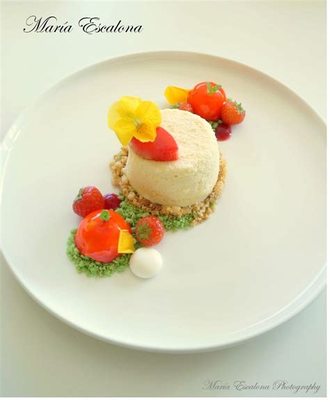 Vanilla Parfait Almond Sponge Pistachio Crumble White Chocolate