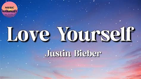 Justin Bieber Love Yourself Lyrics YouTube Music