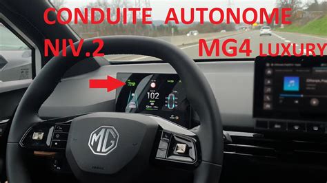 MG4 LUXURY ESSAI CONDUITE Semi AUTONOME NIVEAU 2 YouTube