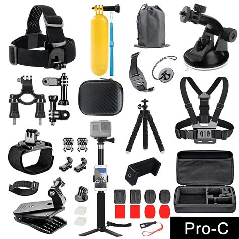 Universal Action Camera Accessories Kit For Gopro Hero