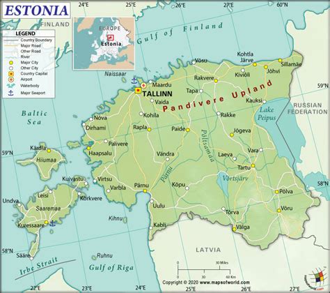 Major Landforms In Estonia