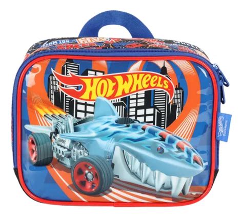 Lancheira Escolar Hot Wheels Race Luxcel La Parcelamento Sem Juros