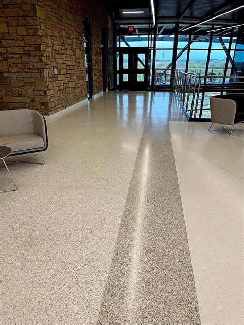 Eagle Mountain Saginaw ISD Administration Building - Andreola Terrazzo