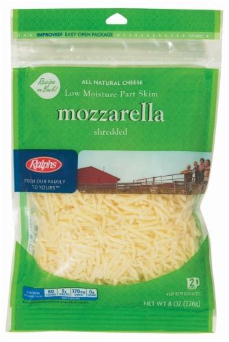 Ralphs Mozzarella Shredded Cheese 8 Oz Kroger