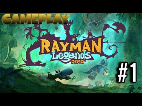 Jogando Rayman Legends Demo Parte Youtube