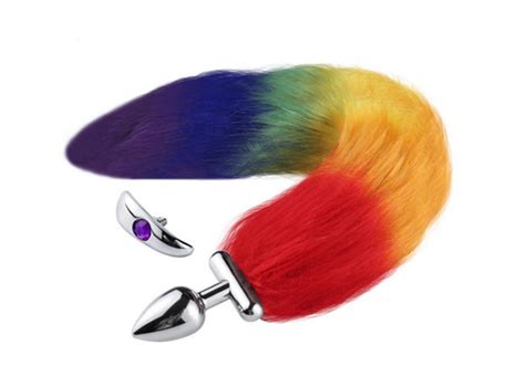 Ripley VIBRADOR ANAL FOX TAIL ANAL BUTT PLUG REMOVABLE LOCKE LOVE