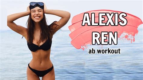 Alexis Ren Ab Min Workout With Beeps Youtube