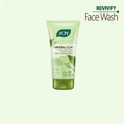 Joy Revivify Mineral Clay Pore Clarifying And Anti Pollution Green Clay Face Wash Thaneshop