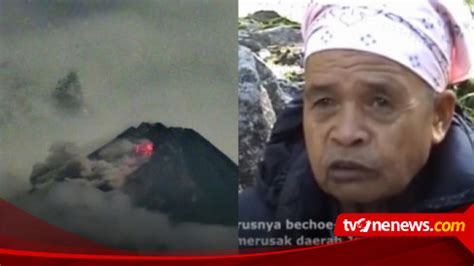 Soal Erupsi Gunung Merapi Wasiat Almarhum Mbah Maridjan Buat Merinding