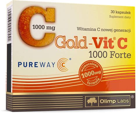 Olimp Gold Vit C 1000 30 Kaps Opinie I Ceny Na Ceneo Pl