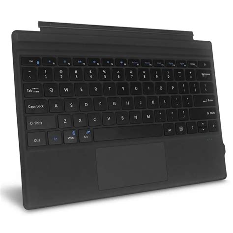 Clavier Bluetooth Sans Fil R Tro Clair Avec Pav Tactile Pour Microsoft