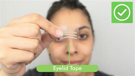 3 Ways To Apply Eyelid Tape Wikihow