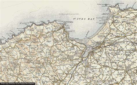 Historic Ordnance Survey Map of Carbis Bay, 1900