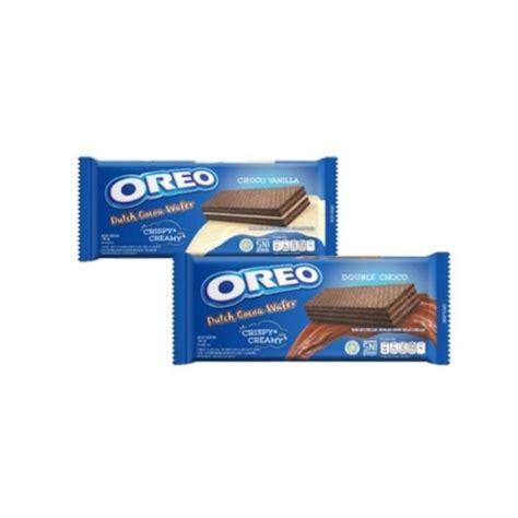 Jual Oreo Wafer Dutch Cocoa Double Choco Vanilla 140 4 Gr Shopee