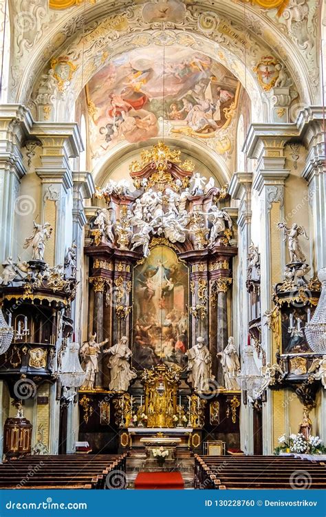 View of Interiors of the Old Catholic Church in Frohnleiten. Editorial Image - Image of ...