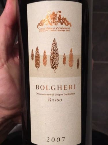 Conte Ottavio Piccolomini Bolgheri Rosso Vivino US