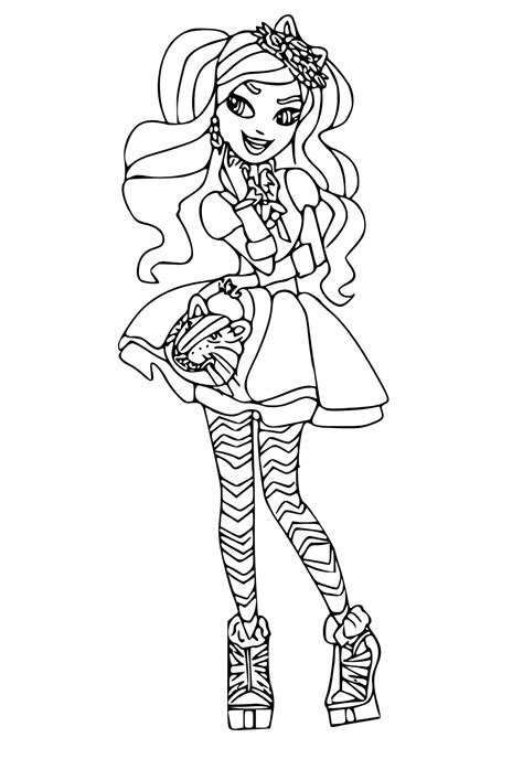 Ever After High Raven Queen Coloring Pages