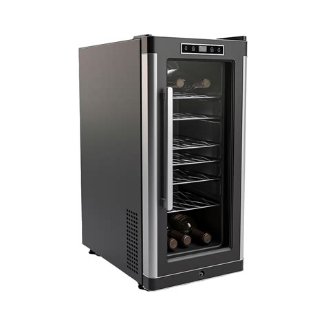 Ai Generated Wine Fridge Cooler Isolated On Transparent Background