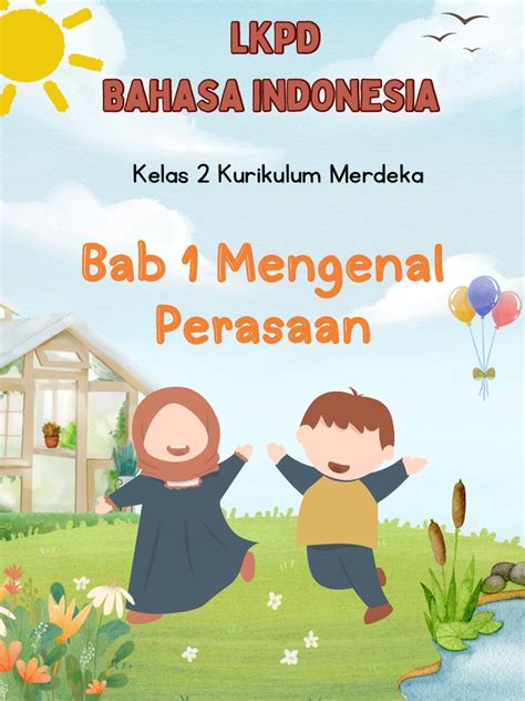 lkpd bahasa indonesia kelas  bab  mengenal perasaan