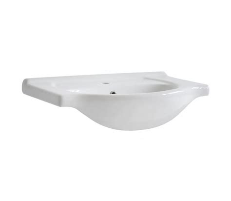 Łazienkowa Umywalka Ceramiczna Wpuszczana w Blat 65 cm Owalna COMAD