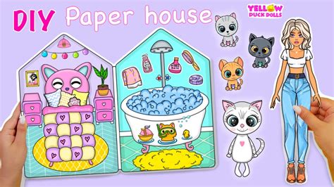 Free Paper Dollhouse Printables Printable Templates