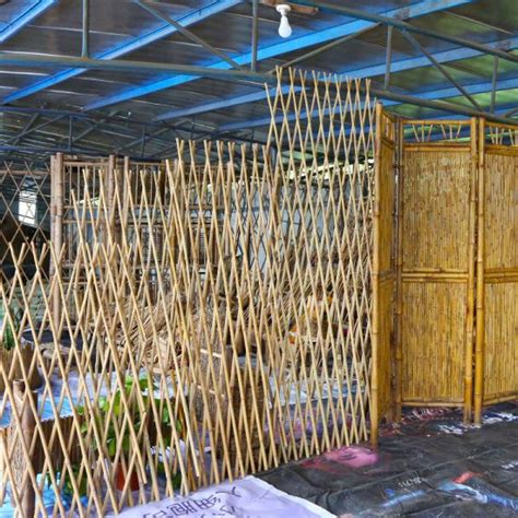 China Natural Bamboo Fence Bamboo Trellis Bamboo Folding Fence For Garden Decoration China