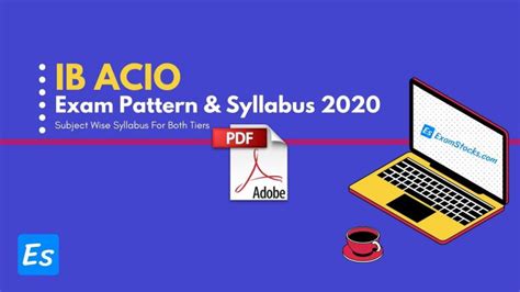 IB ACIO Exam Pattern & Syllabus 2023 PDF Subject-Wise