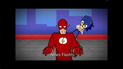 Reacting Sonic Vs Flash Rap Battle Its Crazy Youtube