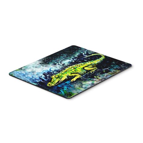 Carolines Treasures MW MP Sneaky Alligator Mouse Pad Hot Pad Or Trivet Large Multicolor