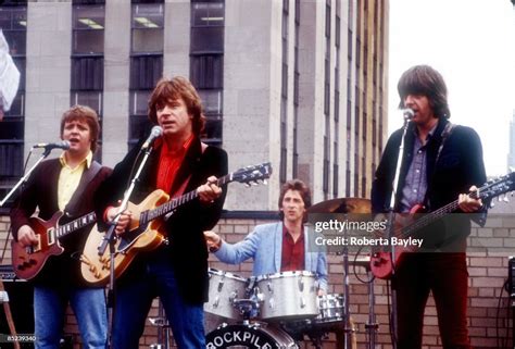 Photo Of Rockpile L R Billy Bremner Dave Edmunds Terry Williams