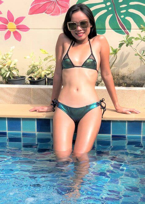 Bikini Model Bev AI Enhanced Pool Villa FINAL 0292 Topaz Sharpen Faceai Porn Pic