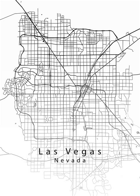 Detailed Map Las Vegas Nv