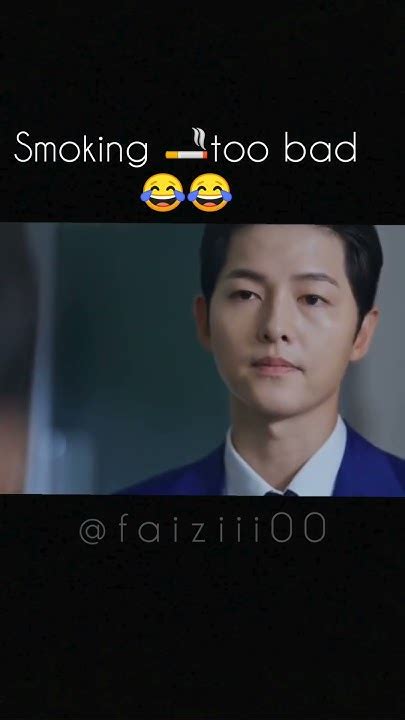 Smoking 🚬too Bad 😂 Kdrama Koreandrama Vincenzo Songjoongki Shorts Youtube